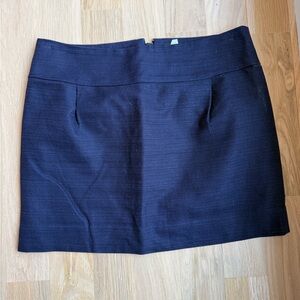 J. Crew Dark Blue Mini Skirt